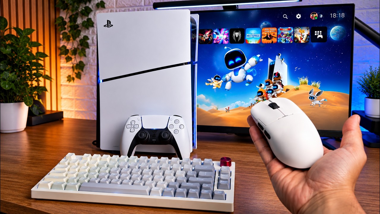 POV: Como é Jogar com MOUSE e TECLADO no PS5 Slim - YouTube