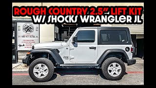 JEEP WRANGLER JL ROUGH COUNTRY 2.5' LIFT KIT SUSPENSION HOW TO INSTALL IN DEPTH | IT RIDES AMAZING!!