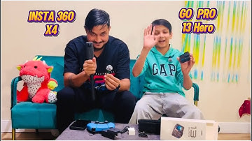 INSTA 360 X4 VS GO PRO 13 HERO 1 , comaparison #gopro13 #insta360 #comparison #dailyvlog