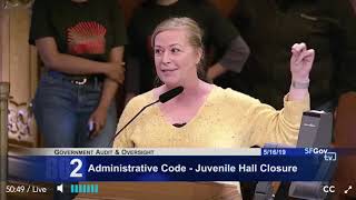 Juvenile Hall Closure Public Comments Dawn 5-16-19