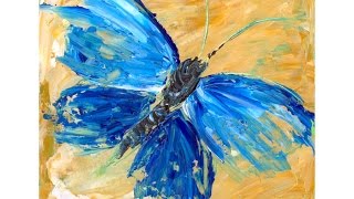acrylic painting butterfly abstract beginners beginner tutorial canvas paintings paint simple sherpa step tutorials easy acrylics painters lesson techniques se