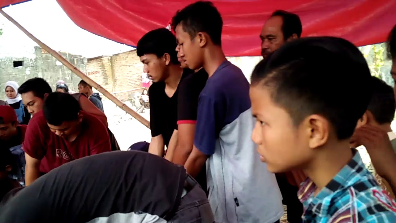 Potong sapi qurban di mushollah darul amal - YouTube