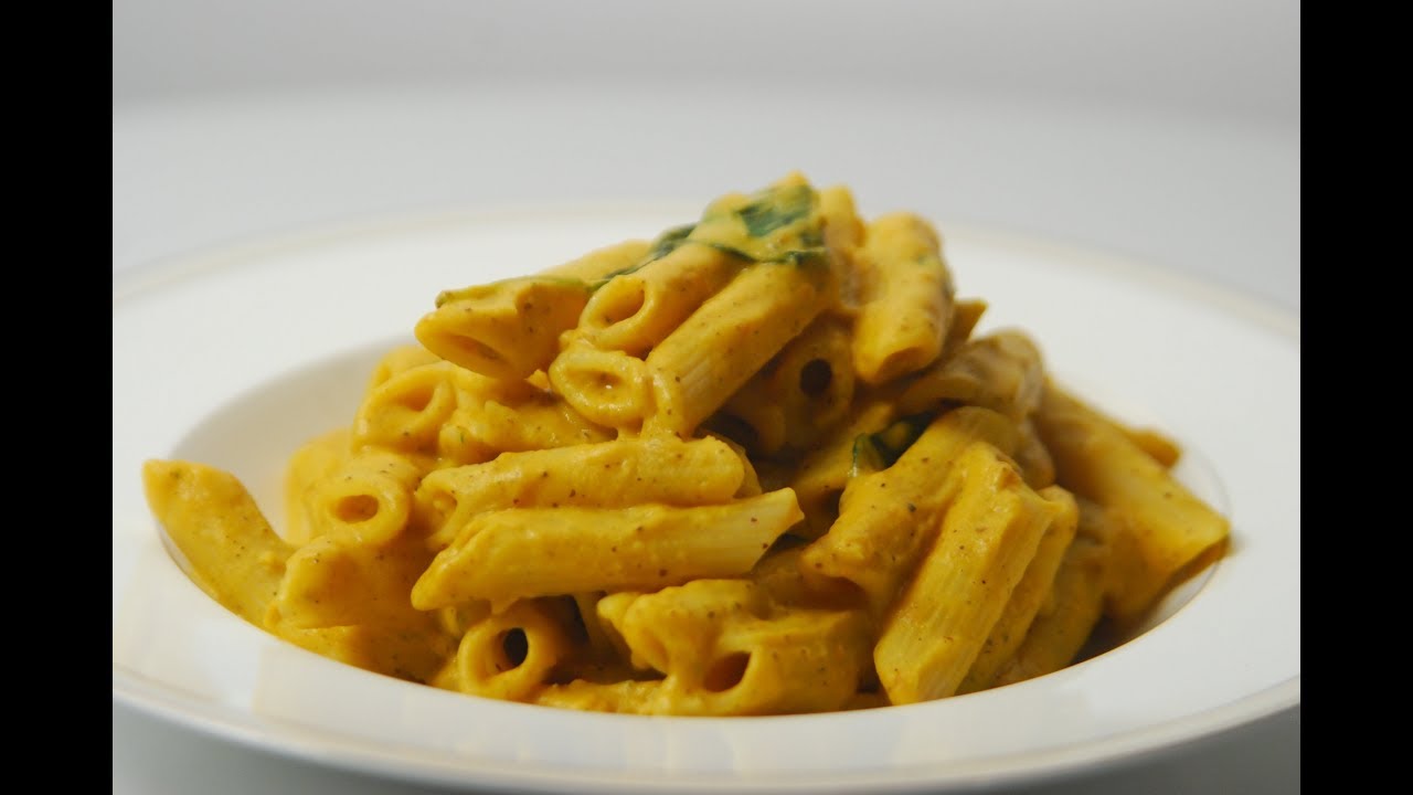 Penne Pasta In Pumpkin Sauce