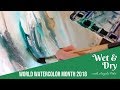 How to Control Your Watercolor For a Smoother Wash or The Perfect Texture : Wet on Wet vs Wet on Dry