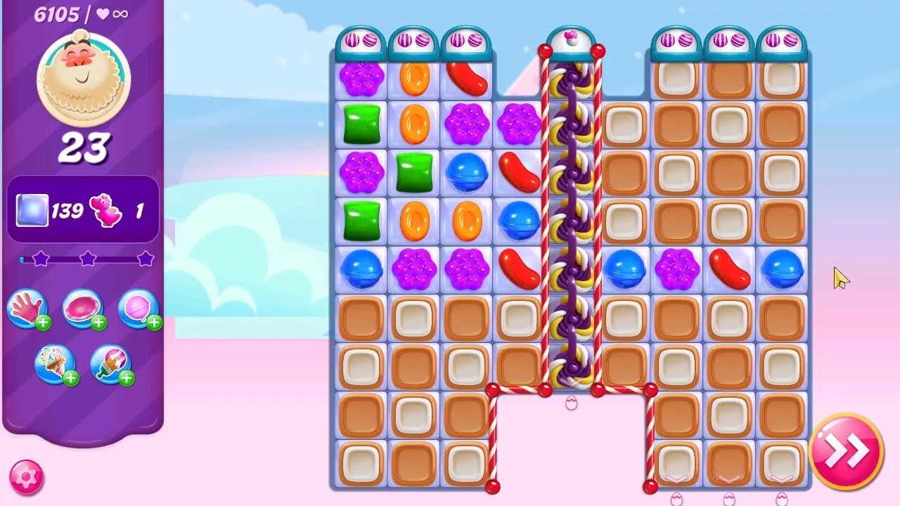 Candy Crush Saga LEVEL 6096 NO BOOSTERS - YouTube