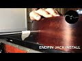 Pickup and endpin jack install