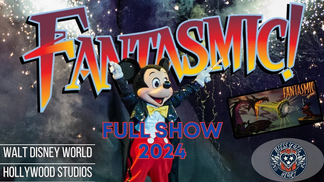 The BEST Show at HWS - FANTASMIC! in 4K - 2024 Full Show at Hollywood Studios - Walt Disney World