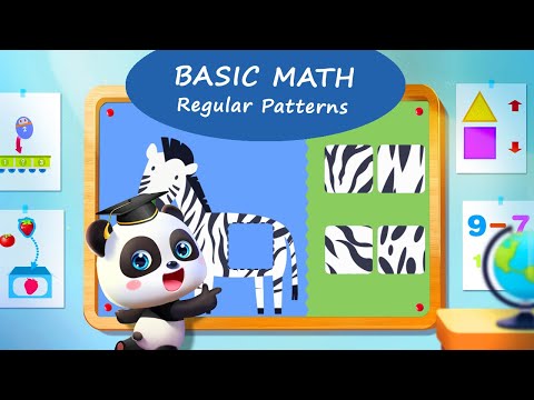 Baby Panda Learning Academy #22 - Basic Math - Regular Patterns