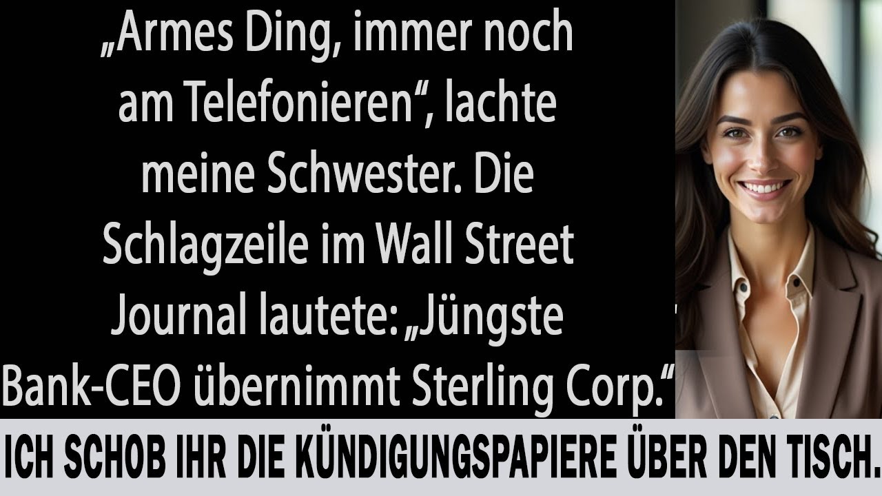Beim Abendessen sagte meine Schwester: „Immer noch Sekretärin?“ — dann kaufte meine Bank ihre Firma