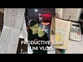 PRODUCTIVE 5AM Uni Vlog🫂: закрытие сессии👀, будни студента✍️