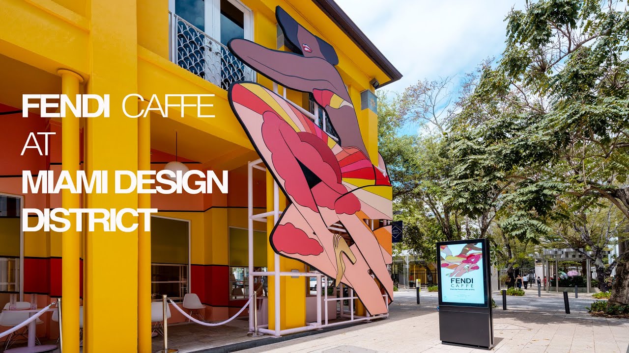 The Fendi Caffe at the Miami Design District Experience 