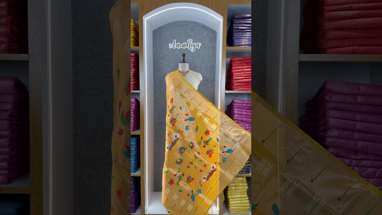 Paithani Soft Silk Rajhans Jaal Dupatta