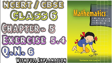 Understanding Elementary Shapes | Class 6 Maths | Exercise 5.4 Que 6 | Chapter 5 | NCERT | Md Sir