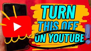 Disable this YouTube setting Asap!