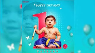 Yatharva Yash First Birthday Special Video | Rocking Star Yash Son Birthday