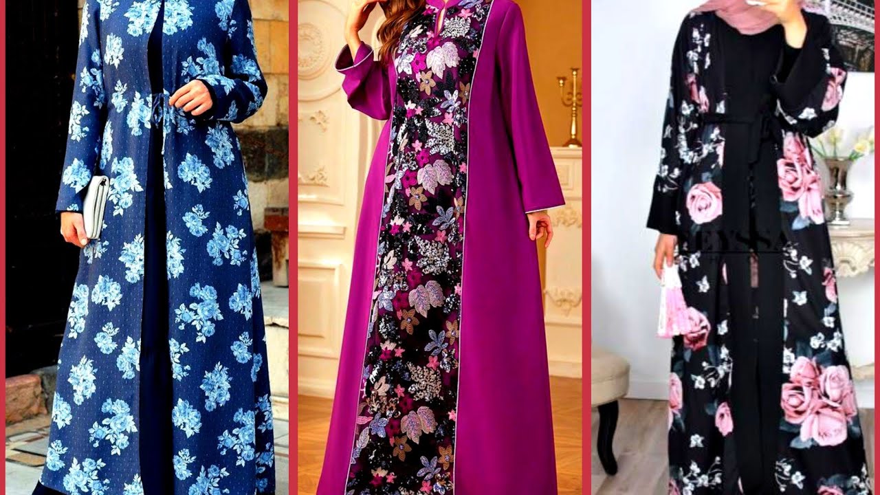 Beautiful And Gorgeous Womens Printed Dubai Abaya Design Ideas 2026