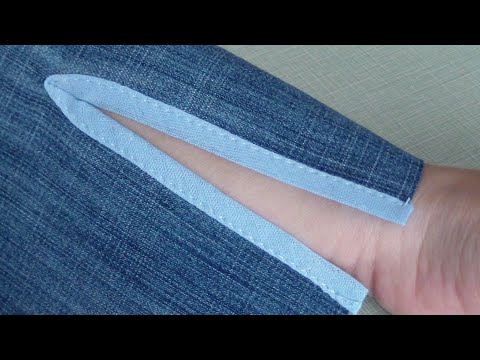 How to Sew a Sleeve Placket with Bias Tape