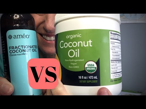 Coconut Oil vs Fractionated Coconut Oil-what is the difference?!