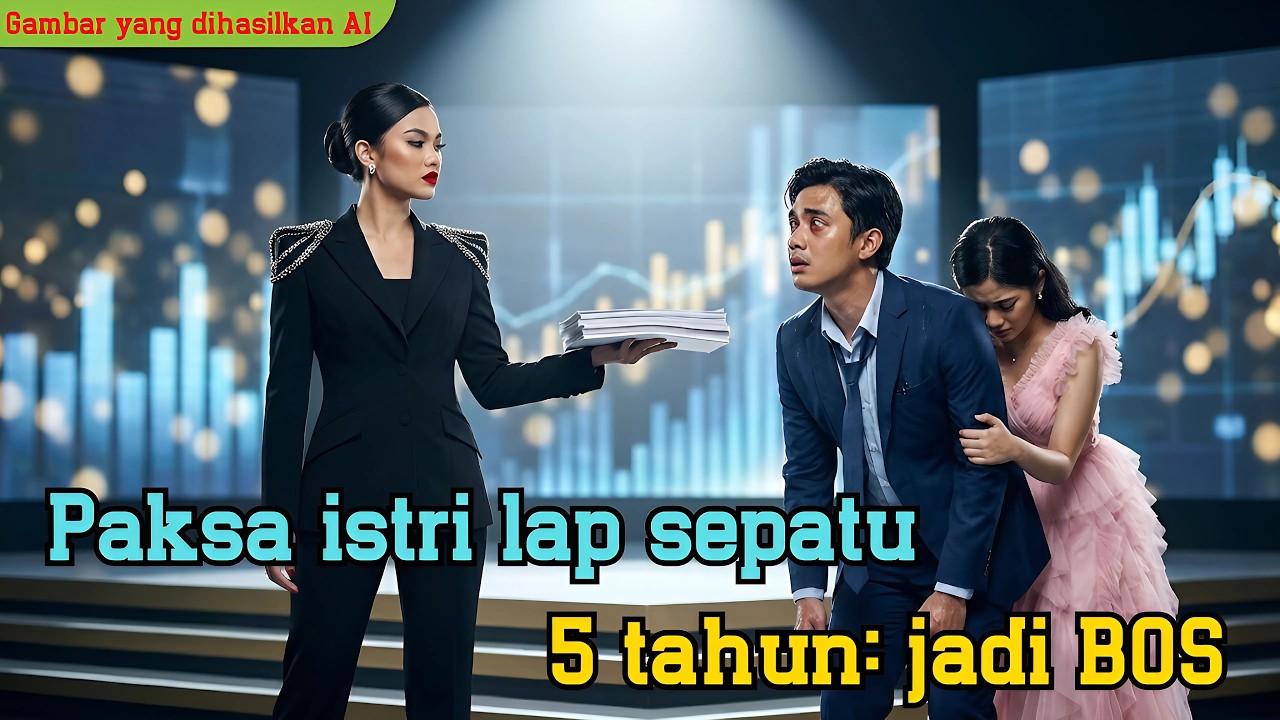Paksa istri lap sepatu selingkuhan di depan karyawan... 5 tahun kemudian, istri jadi bos!AI fiksi)