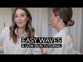 LOW BUN & EVERYDAY WAVES TUTORIAL | NADIA ANYA