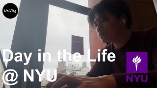 Day in Life of Math/CS Major at New York University | UniVlog#2 | Yuyang