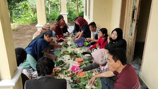 Suasana Lebaran Idul Fitri Di Kampung, Berkunjung Ke Rumah Saudara Sambil Ngeliwet