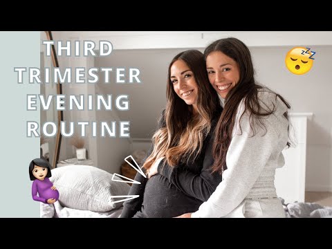 pregnant evening routine! | third trimester with twins