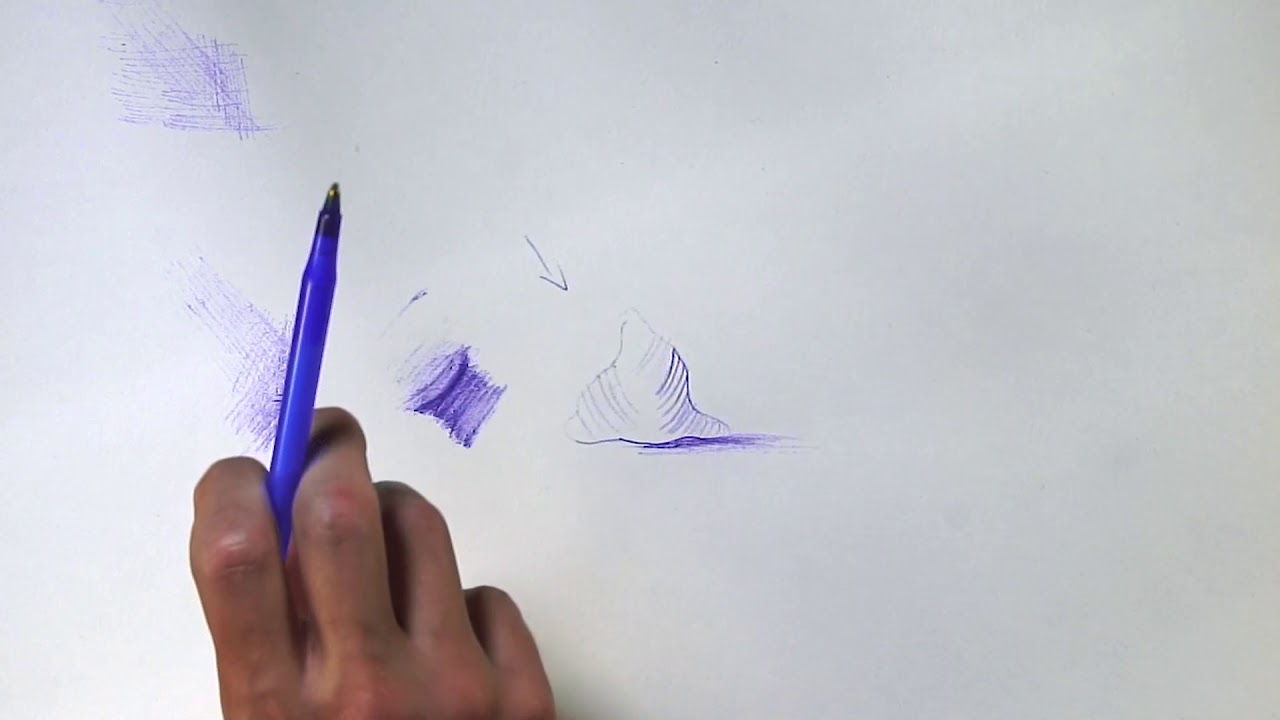 Simple Ballpoint Pen Techniques - YouTube