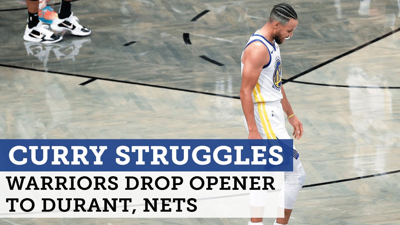 Steph Curry, Andrew Wiggins struggle in Warriors' opening day loss to
