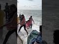 উত্তাল সমুদ্রে খোলসা ঢেউ 🌊 #sea #shorts #beach #viral #Waves