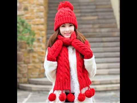 Womens scarf and glove sets magazine