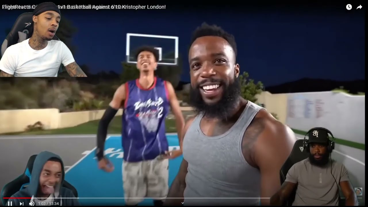Reacting To Trash Talking Flight Had A Seizure LOL! Cashnasty 1v1 Basketball Against 6'10 LSK!