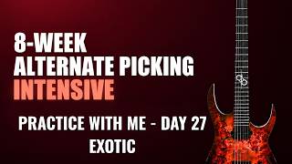 Day 27 of 56 | 8-Week Alternate Picking Intensive - Exotic