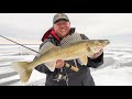 Early ICE First Break Walleye Fishing on Mille Lacs - In Depth Outdoors TV Season 15 Episode 7