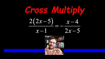 Solve the Rational Equation - CROSS MULTIPLY - State the Restrictions