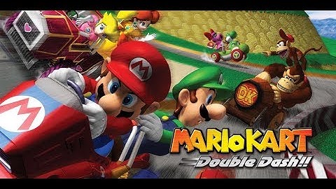 Mario Kart Double Dash (GCN) - Part 59 - 2 Player Bob-Omb Blast - Cookie Land (No Commentary)