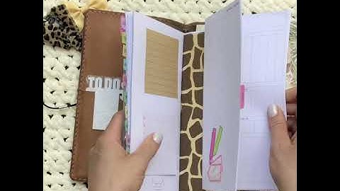 How I Jump Band Multiple Inserts in My Travelers Notebook