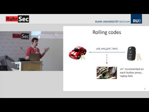 RuhrSec 2017: "The (In)Security of Automotive Remote Keyless Entry Systems...", Dr. David Oswald