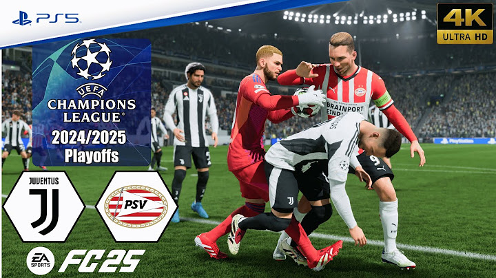 FC 25 - Juventus vs. PSV Eindhoven | UEFA Champions League 24/25 Playoffs | Full Match | PS5™[4K]