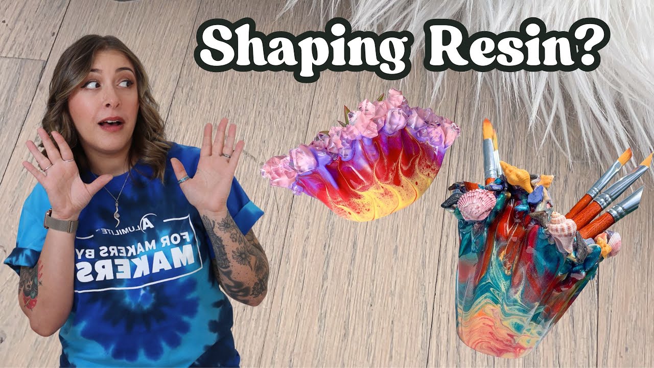 How to shape resin into objects YouTube