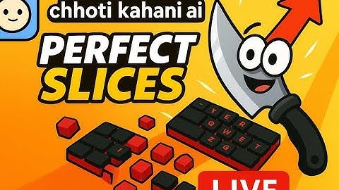 Perfect Slices 🔪🔥 | 1Level starting Game Live Gameplay | Relaxing ASMR