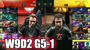 G2 eSports vs Fnatic | Game 1 S6 EU LCS Summer 2016 Week 9 Day 2 | G2 vs FNC G1 W9D2 1080p