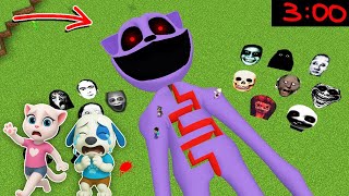Catnap Poppy Playtime Maze House With 100 Nextbots In Minecraft Minecraft Horror