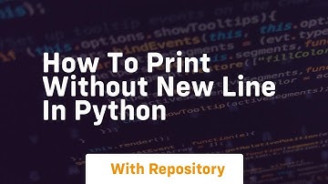 how to print without new line in python