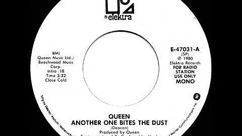 1980 Queen - Another One Bites The Dust (mono radio promo 45)