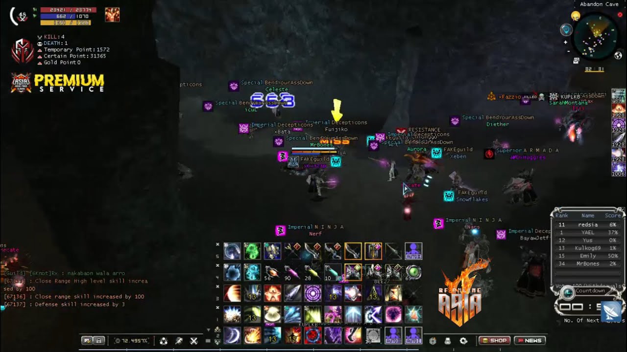 RF ONLINE ASIA NON STOP PVP!! GGWP! - FAKEguild