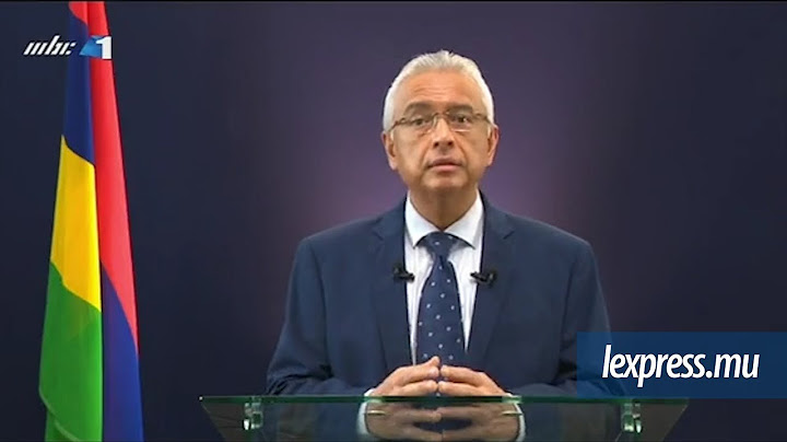 Les 5 minutes de Pravind Jugnauth à la nation: l'intégrale