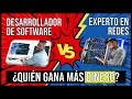 Desarrollador de Software vs Experto en Redes: ¿quién gana más dinero?