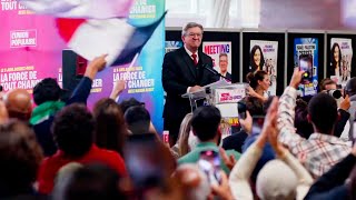 Meeting de l'Union populaire à Garges-lès-Gonesse