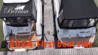 First boat ride of the 2024 season - Marina Fortin - Bernisa & Friends